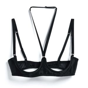 Kiki de Montparnasse Welcome Home Black Harness Bra